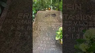Tumba del mariscal de campo alem&aacute;n Erich von Manstein #2gm  #manstein