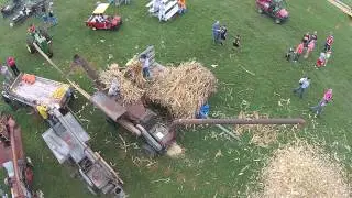 Saturday Videos FARM Club Show 2015 #16 Dave Volkman using a corn Shredder
