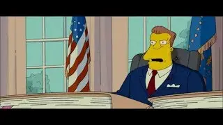Simpsons Movie - I Was Elected To Lead, Not To Read