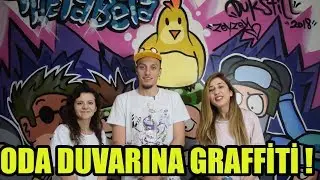 CSGO KARAKTERLERİNİ EVİN DUVARLARINA GRAFFİTİ YAPTIK /w Dukstill !