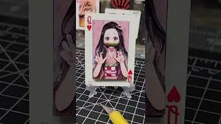 Nezuko 3D Card Cutting v2 - #DemonSlayer