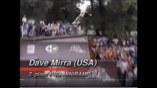 Dave Mirra // Freestyle BMX World's Mini Ramp // Cologne Germany // 1996
