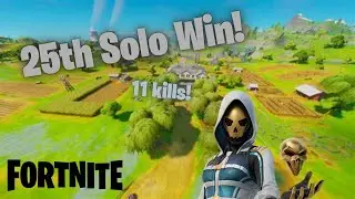 25th solo win on Fortnite! Deku Smash FTW!!!