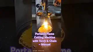 Portable flame cutting machine|Manual cutting machine|Flame cutting torch|Chain attachment|agbhatDXB