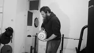 25 KG inverted loading pin hold, with the arm in around a 90 degree angle.