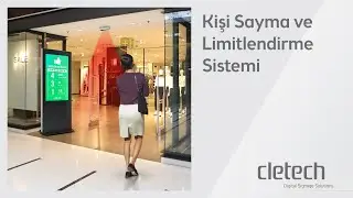 Cletech Kişi Sayma ve Limitlendirme Sistemi - People Counting and Limiting Solution