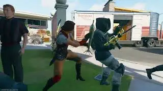 Clip on camping sweats
