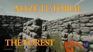 How to Build a Maze in the Forest | The Forest | Speed Build - MODAPI