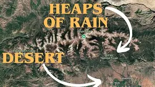 Why this mountain range in a desert gets so much rain. (Uintas)