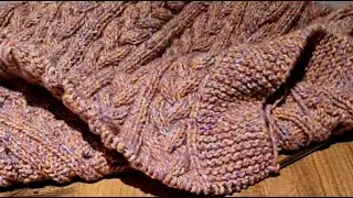 Handmade cozy cable knit blanket #blanket #knitting #crocheting