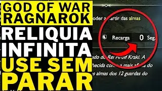 GOD OF WAR RAGNAROK - RELIQUIA INFINITA!!!!! USE SEM PARAR QUALQUER RELIQUIA!!!!!