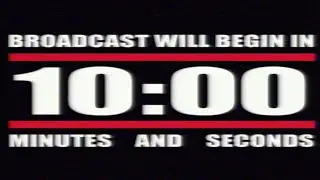 10 MINUTE VHS STYLE PREMIERE TIMER with BIG NUMBERS and JAZZ MUSIC