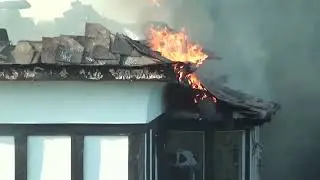 Raven Hotel  Droitwich - Fire ( re-edited footage )