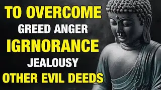 To Overcome Greed, Anger, Ignorance, Jealousy, and Other Evil Deeds