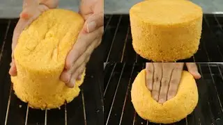 The Best Sponge Cake Recipe You'll Ever Try! Basic Sponge Cake Recipe | How To Make Sponge Cake