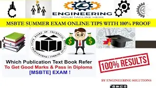 MSBTE SUMMER EXAM TIPS WITH 10O% PROOF #ENGINEERING SOLUTIONS