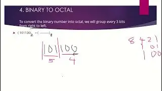 CST 203: MODULE 1 :   PART 4 (NUMBER BASE CONVERSION)