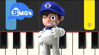 SMG4 Outro Song - PIANO TUTORIAL