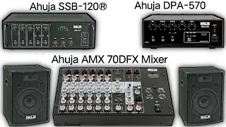 Ahuja 2 Amplifier Connection Ahuja Mixer Machine Main