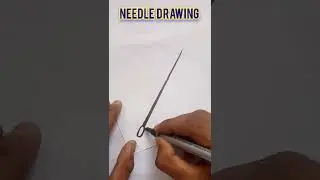 How to draw a Needle #shorts