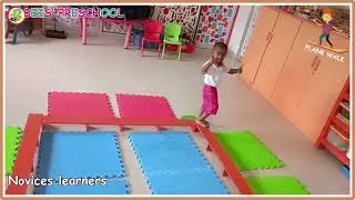 Plank walk - body balance - nursery kids - bees preschool