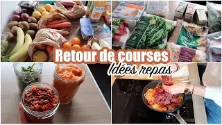 VLOG⎟Retour de courses, Meal prep et idées repas