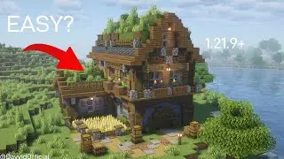 DETAILED + CUTE + INTERIOR (OPTIONAL) MINECRAFT MEDIEVAL HOUSE TUTORIAL │1.21.9 +│ DAVVID