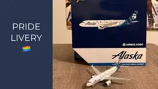 UNBOXING | Gemini Jets | Alaska Airlines Airbus A320 | Fly With Pride Livery