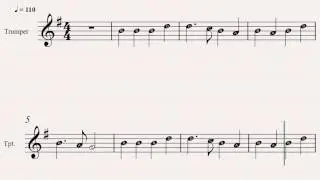 Angels We Have Heard On High Sheet Music: (20 Easy Christmas Carols For Beginners Trumpet - Book 2)