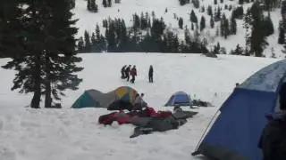 Boy Scouts at Grouse Gap Shelter