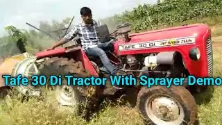 Tafe 30 Di Orchard Plus With Sprayer Demo