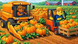 Tractors & Trucks Unite! Heavy Farm Work in Action &ndash; Ep. 12