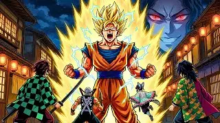 What If GOKU Entered The DEMON SLAYER Universe?