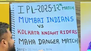 Kolkata Knight Riders vs Mumbai Indians Ipl 2025 12th match prediction, mi vs kkr winner prediction