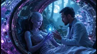 A Wounded Alien Princess and the Human Healer with a Rare blood