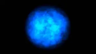 Spinning of Blue Planet Motion Background