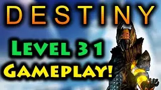 Destiny Level 31 Warlock Gameplay (High LVL) - Sunsinger Gameplay, Moon, Crota Weapons! (1080p)