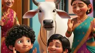 गाए 🐄#cartoon #avengers #marvel #viral #funny #kidssongs #funnyvideo #comedy #facts #gaye ki video