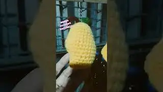MANGO CROCHET KEYCHAIN #7 #viral #amazing #crochet #knitting #yarn #amigurumi #fruits