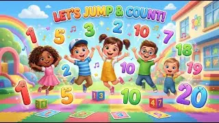 Learn Counting 1 to 20 for Kids 🔢 | Fun 3D Animation Numbers Song | Preschool Learning Video