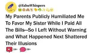 My Parents Publicly Humiliated Me To Favor My Sister While I Paid All The Bills—So I Left Without...