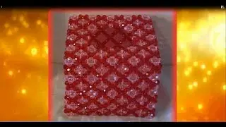Коробочка для салфеток из бусин, часть 1