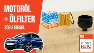 Wie Peugeot 308 2 1.5 BlueHDI Motoröl und Ölfilter wechseln 🛢