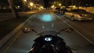Sunday night North Miami Beach ride on the 2024 Ninja 500
