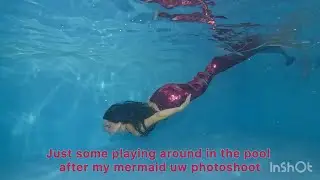 Swimming with my finfolk mythic mermaid tail