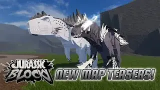 NEW MAP UPDATE!! (WATERFALLS & CAVES) | Jurassic Blocky