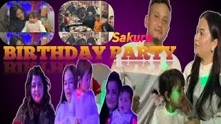 Sakura Birthday party#Youtube#goviral #entertainment #birthdaycelebration #vlog #food #shortvideo 