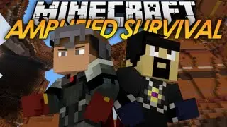 Minecraft: Amplified HARDCORE Survival - It Begins! w/ AntVenom (1)
