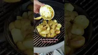 Honig Mosterd Aardappeltjes uit de Skillet 🔥 #bbqpotatoes #bbqjunkie