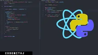 Working with React JS and Flask Python   Fullstack Web Development